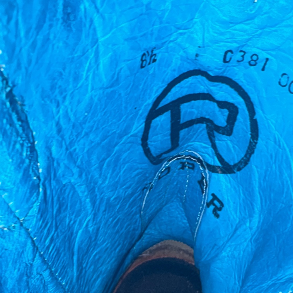 Roper Teal Suede Western Boots with Embroidery - Picture 11 of 11